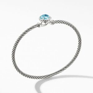 David Yurman Chatelaine Bracelet in Blue Topaz